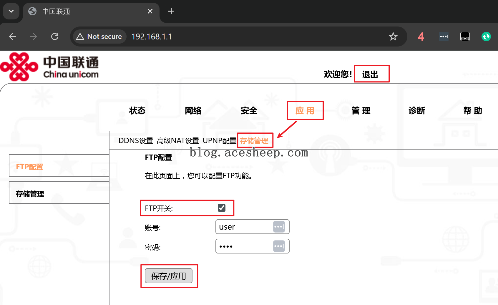 FTP 配置