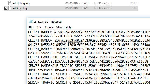 SSL Keys Log