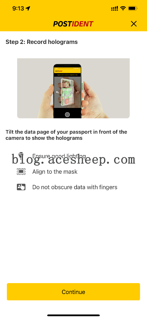 拍摄护照个人信息页不同角度