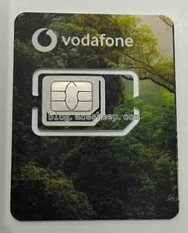 Vodafone IE 实体卡卡板