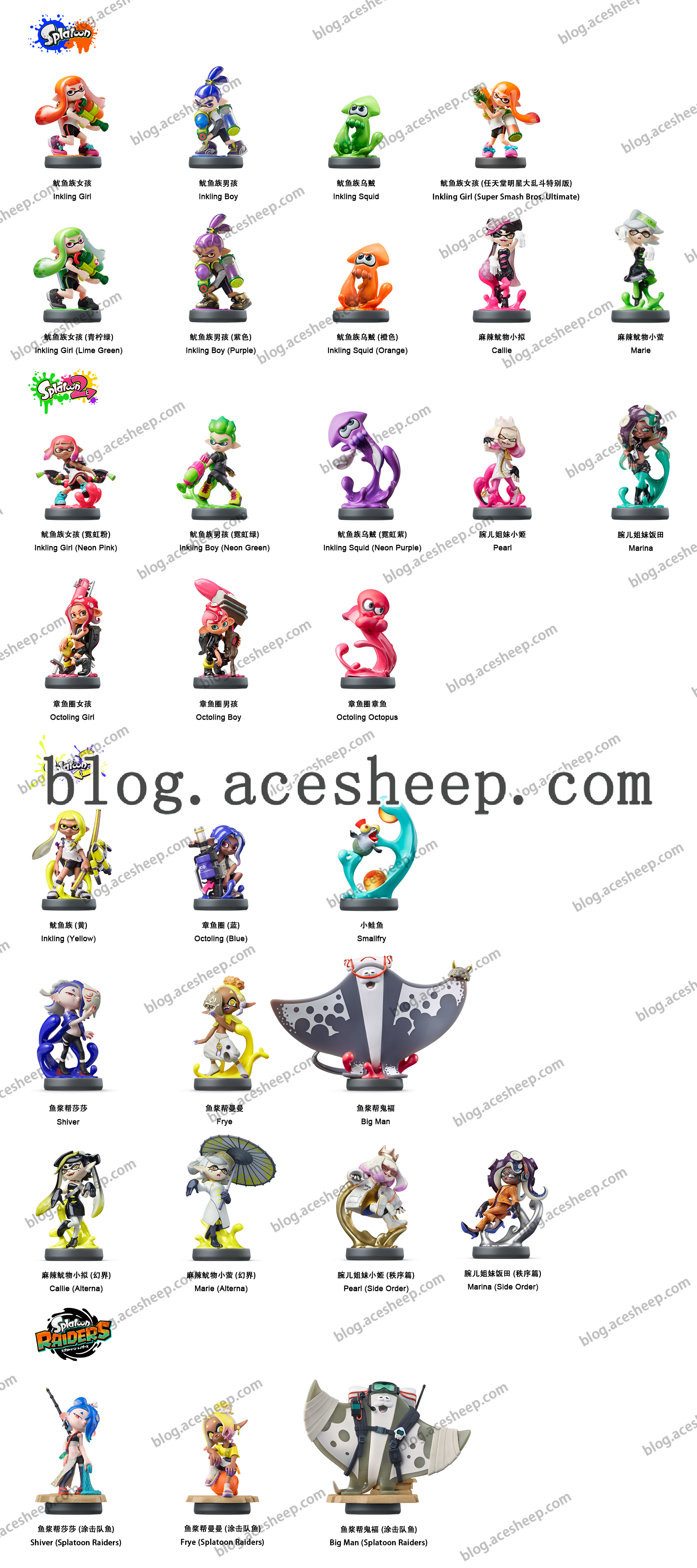 喷射战士 Amiibo
