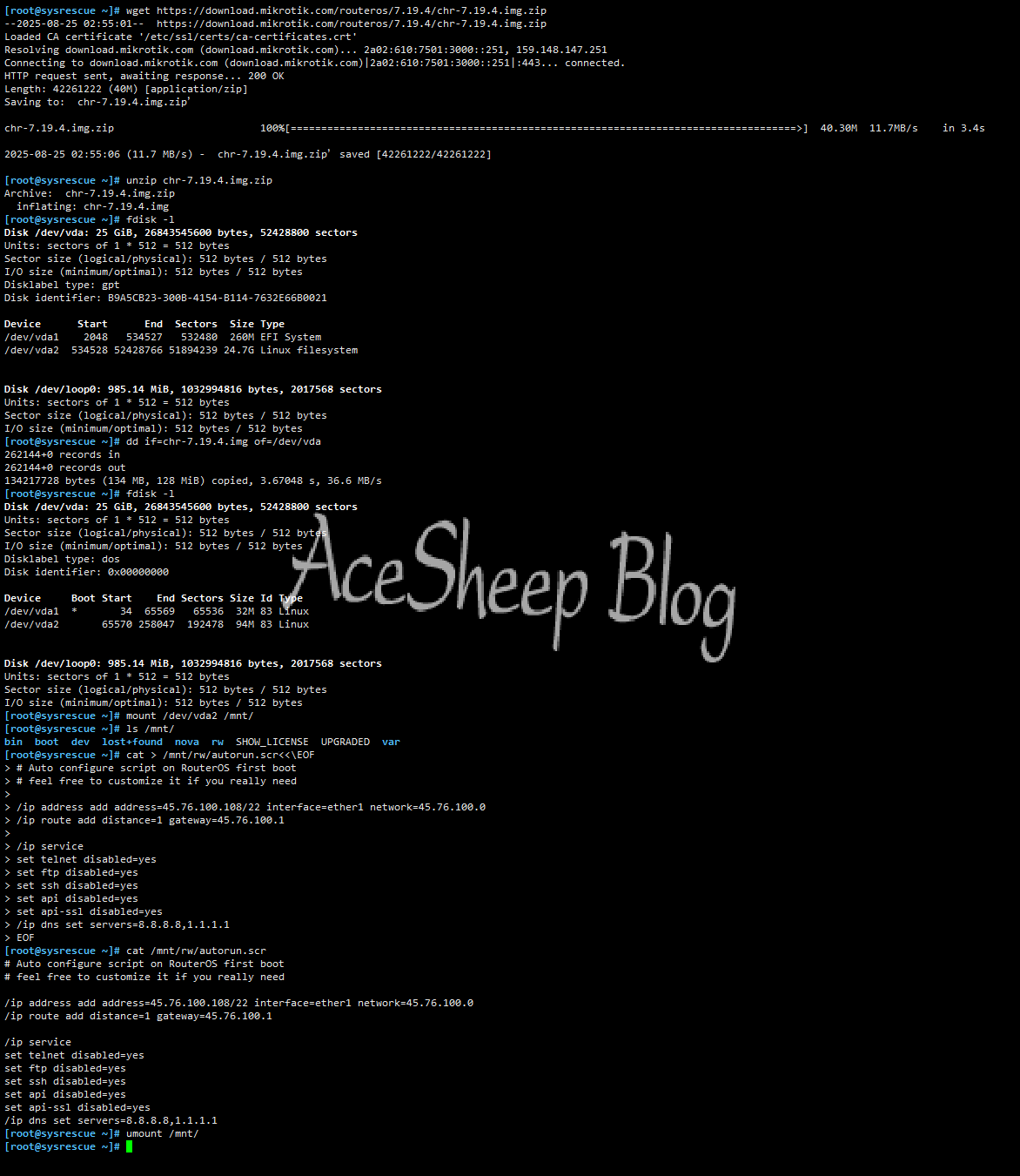 All commands