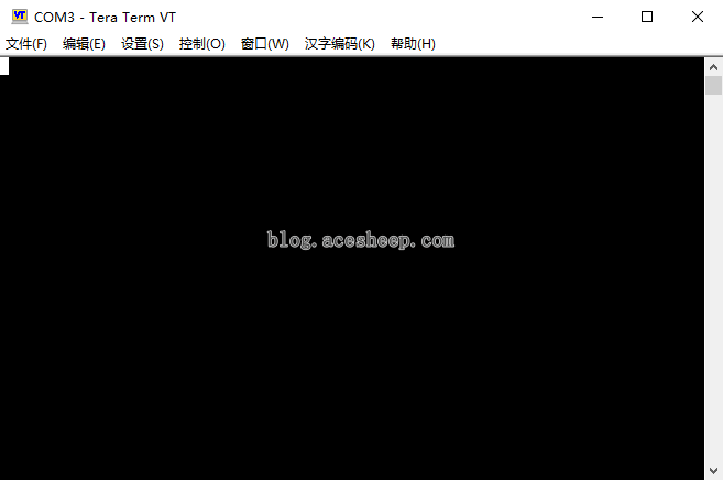 TeraTerm 串口连接成功